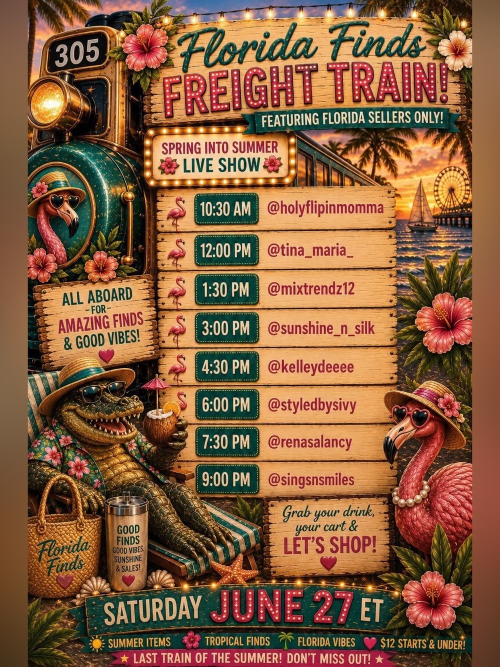 an unlisted item on the Florida Finds Freight Train! 👙🌊⛱️☀️🌈
